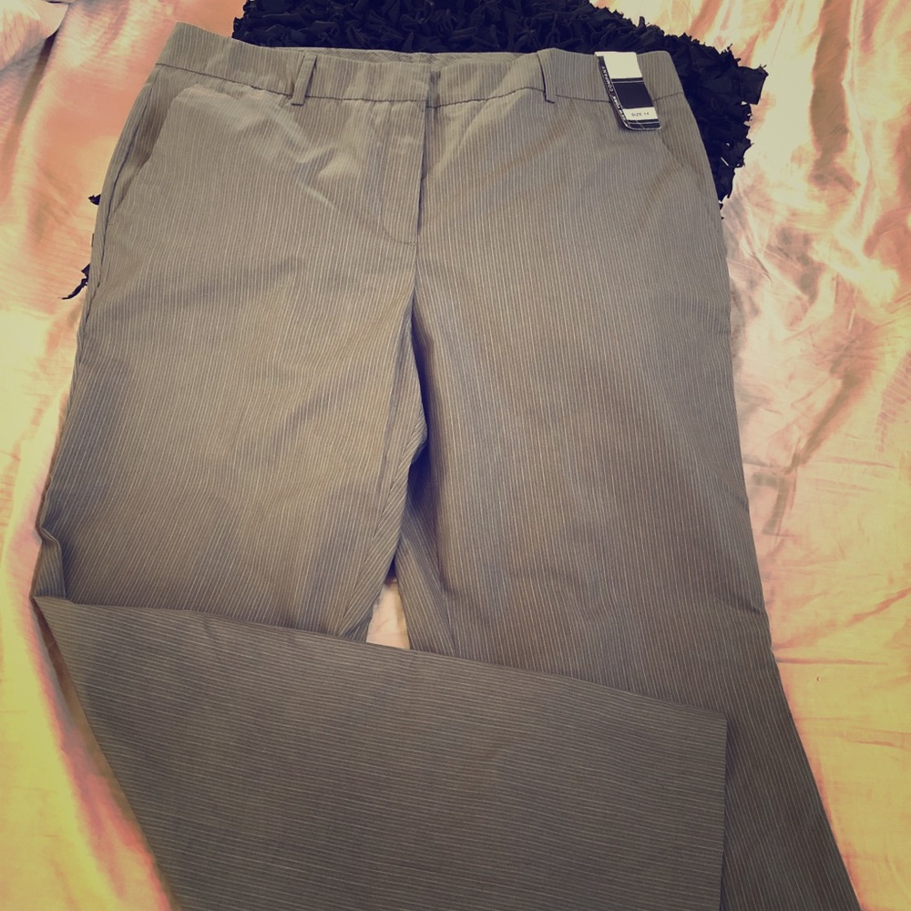 New York & Co Wide-leg Striped Trouser